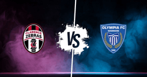 Pronostic Clarence Zebras FC 2 vs Olympia